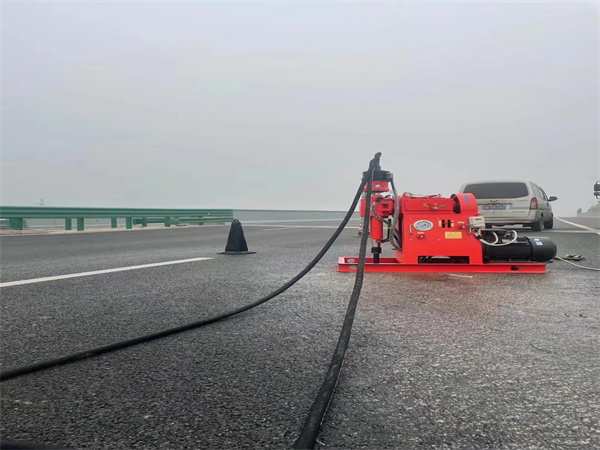 将乐马路路基路面开裂下沉注浆加固灌浆