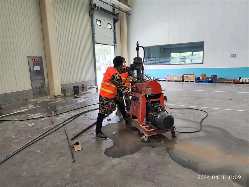 将乐厂房地面下沉塌陷注浆加固施工